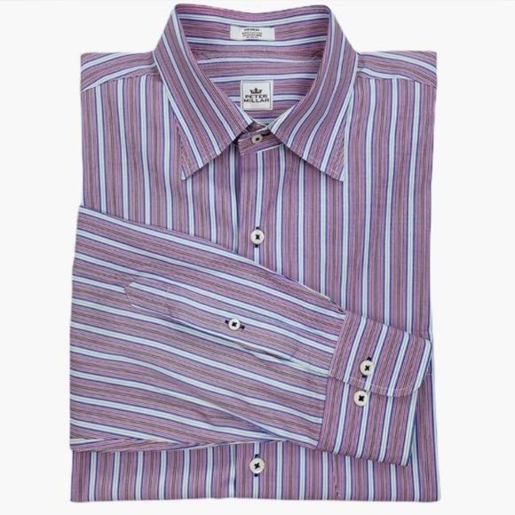 Peter Millar Other - Peter Millar Striped Long Sleeve Button Down Shirt